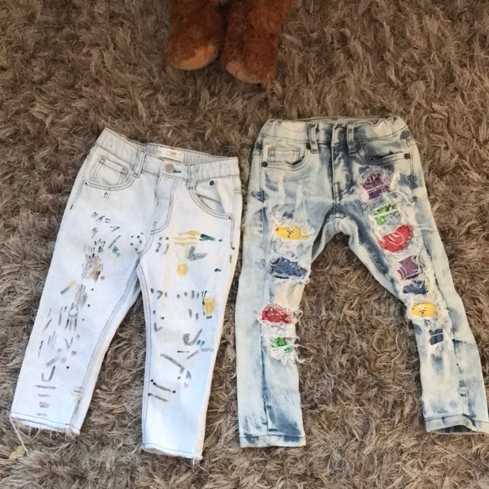 18-24 month and 2t jeans